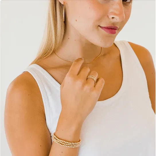 14k Gold Filled Stretch Bracelet