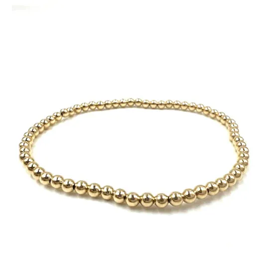 14k Gold Filled Stretch Bracelet