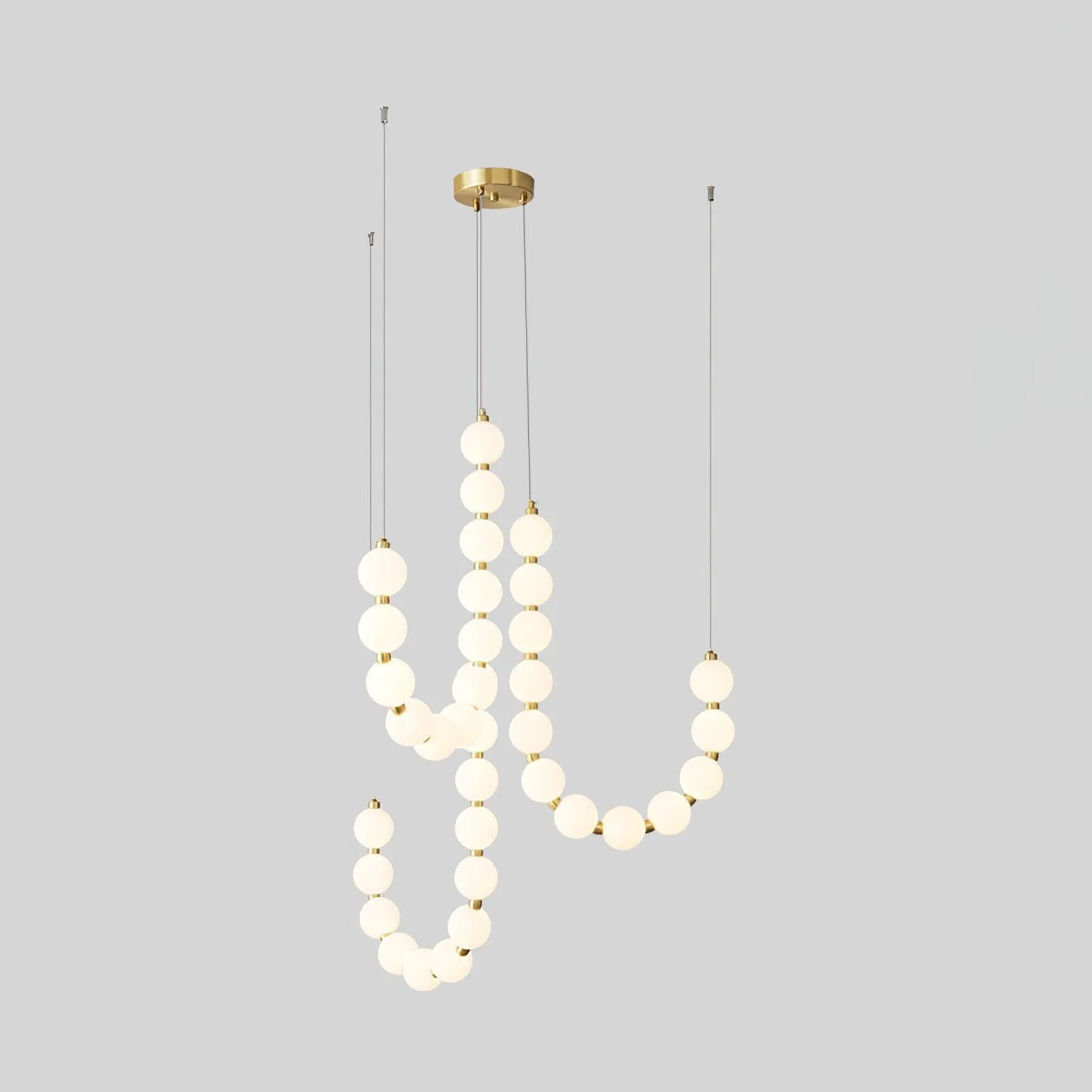 Acrylic Pearl Necklace Chandelier