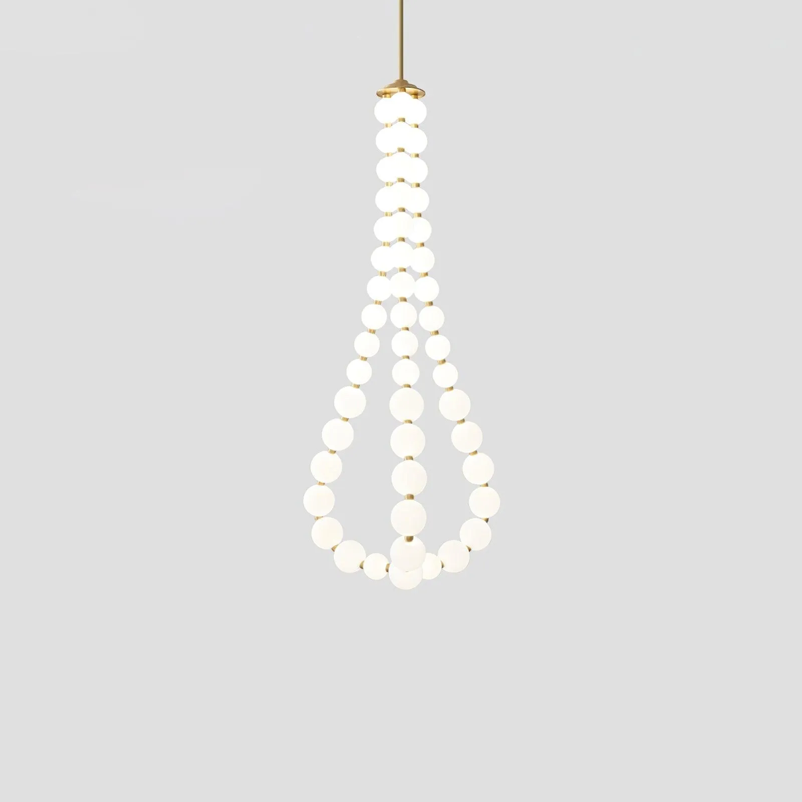 Acrylic Pearl Necklace Chandelier