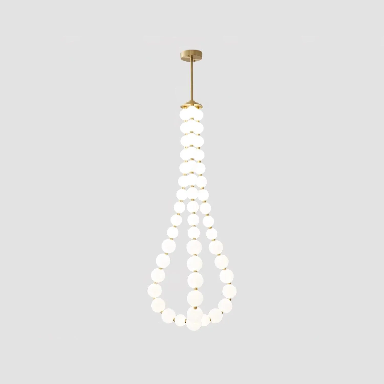 Acrylic Pearl Necklace Chandelier