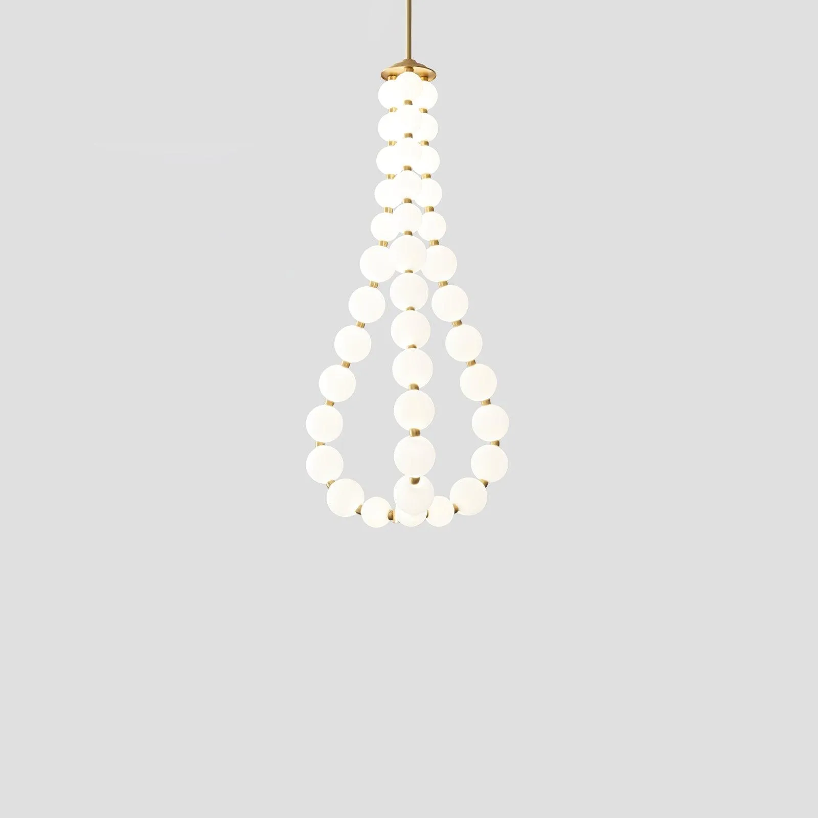 Acrylic Pearl Necklace Chandelier