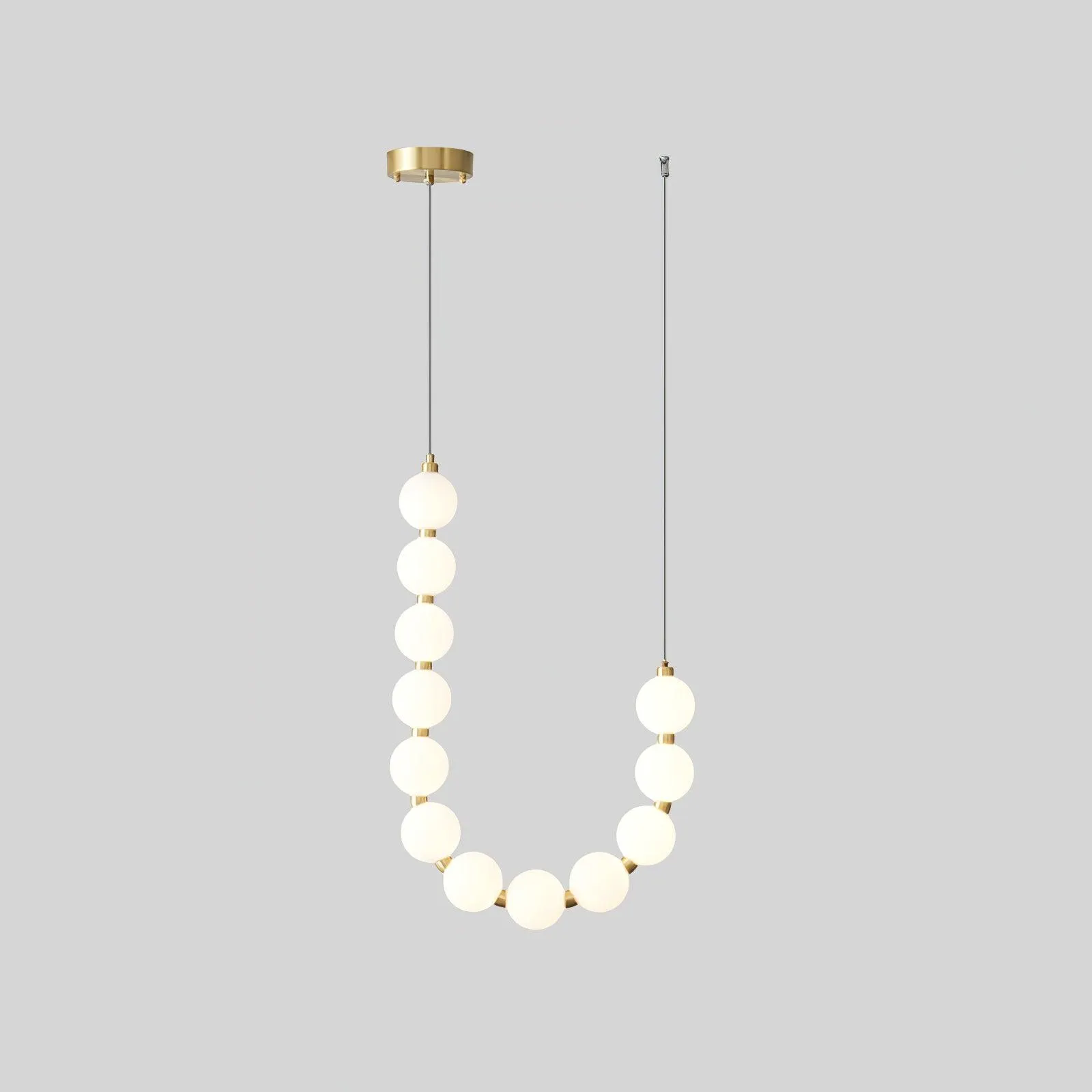 Acrylic Pearl Necklace Chandelier