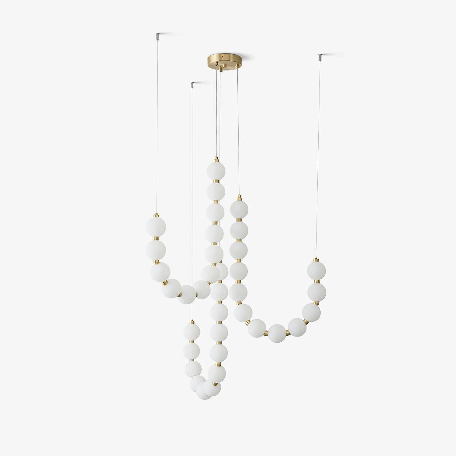 Acrylic Pearl Necklace Chandelier