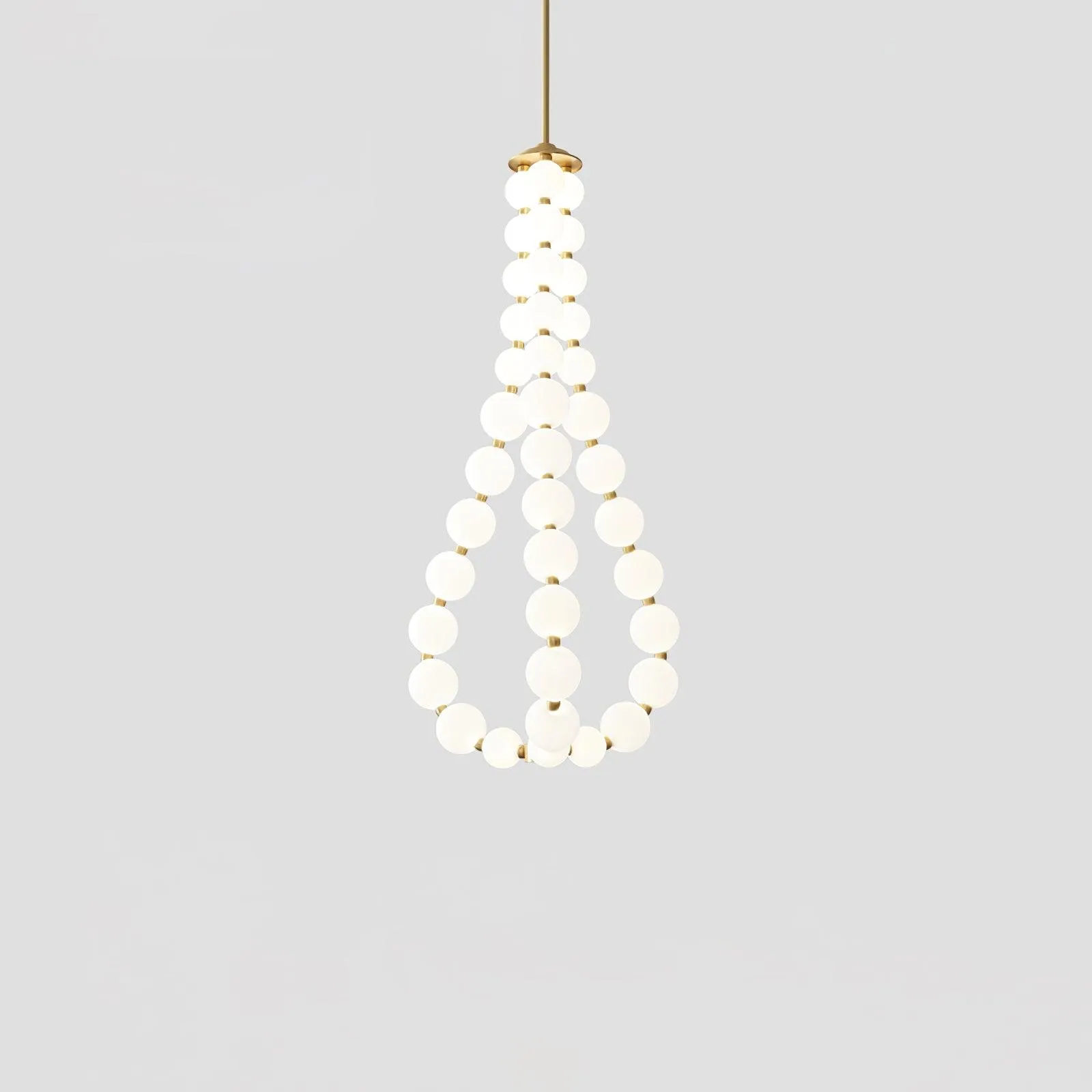 Acrylic Pearl Necklace Chandelier