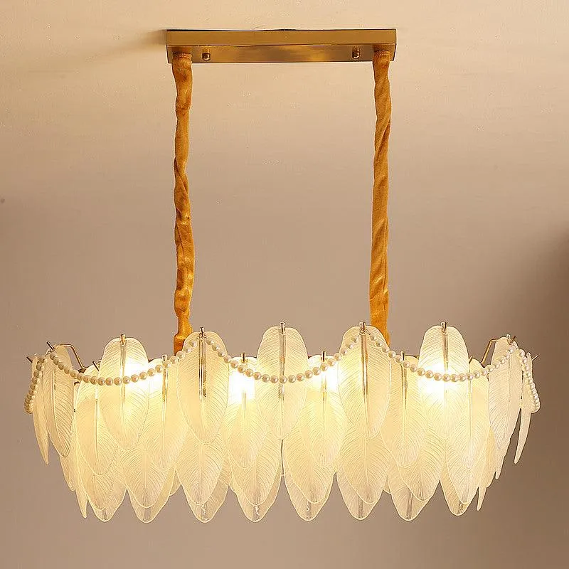 Angel Glass Feather Chandelier