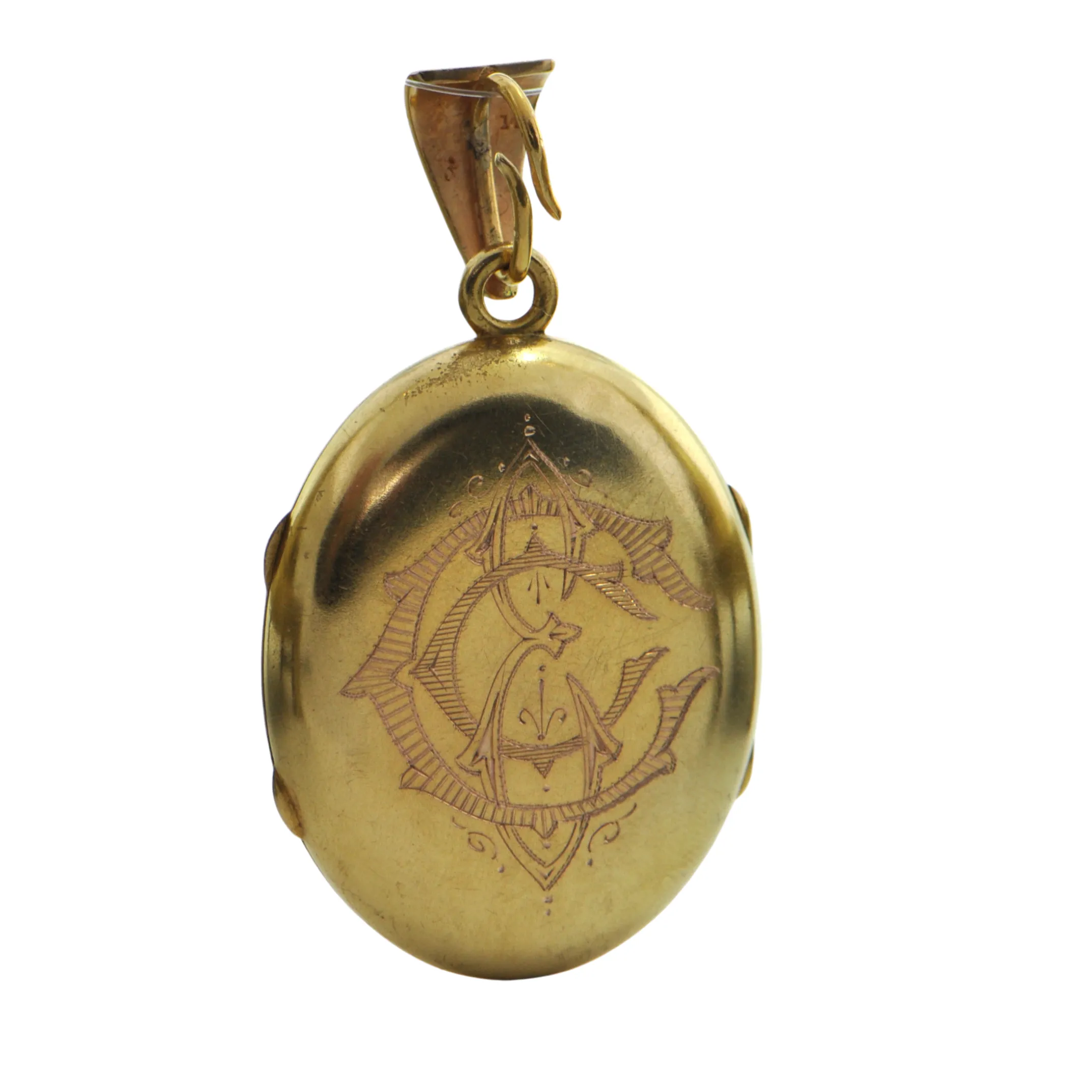 Antique Victorian 14k Yellow Gold Locket