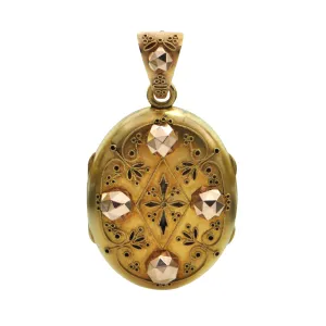 Antique Victorian 14k Yellow Gold Locket