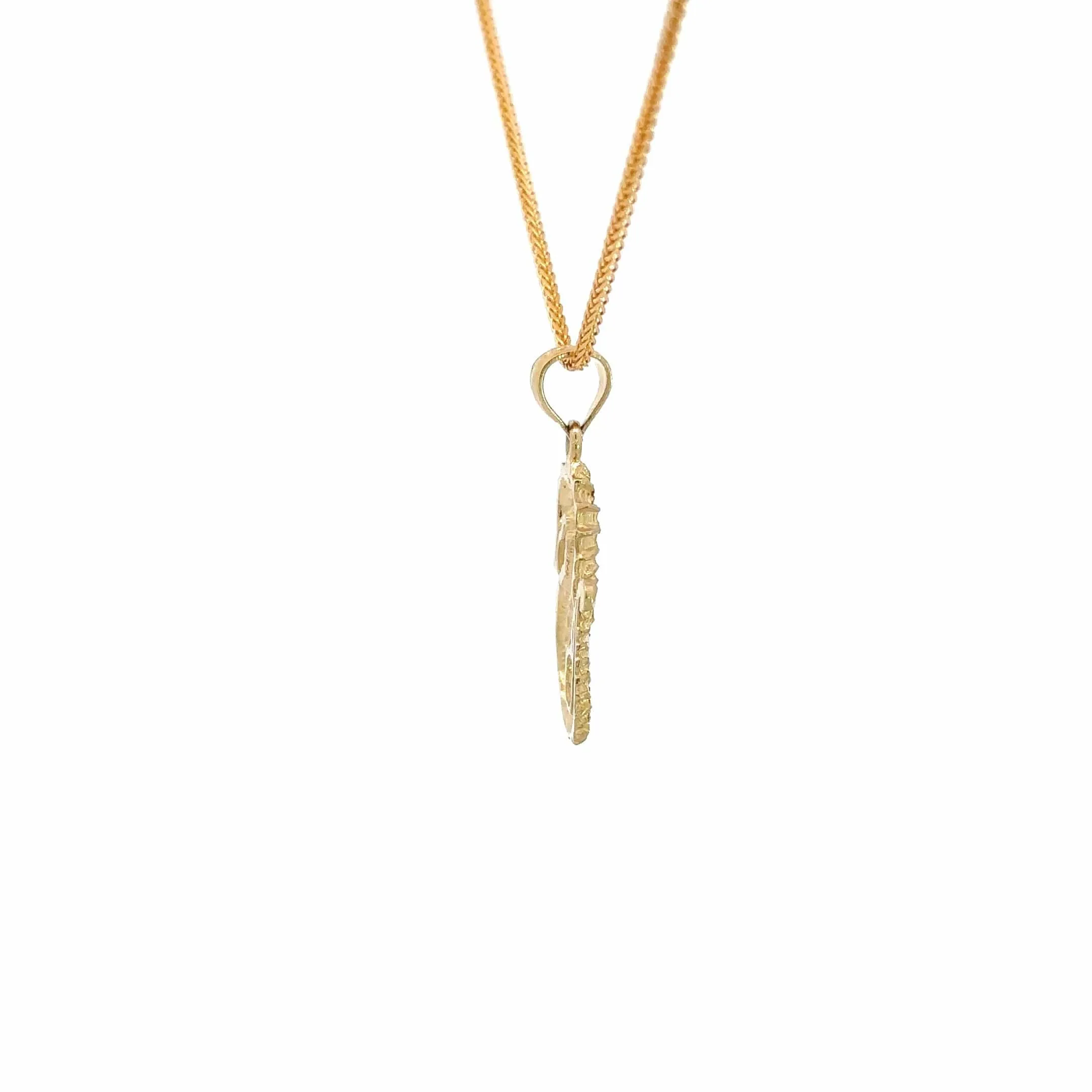 Baikalla 14k Yellow Gold Seahorse Pendant Necklace