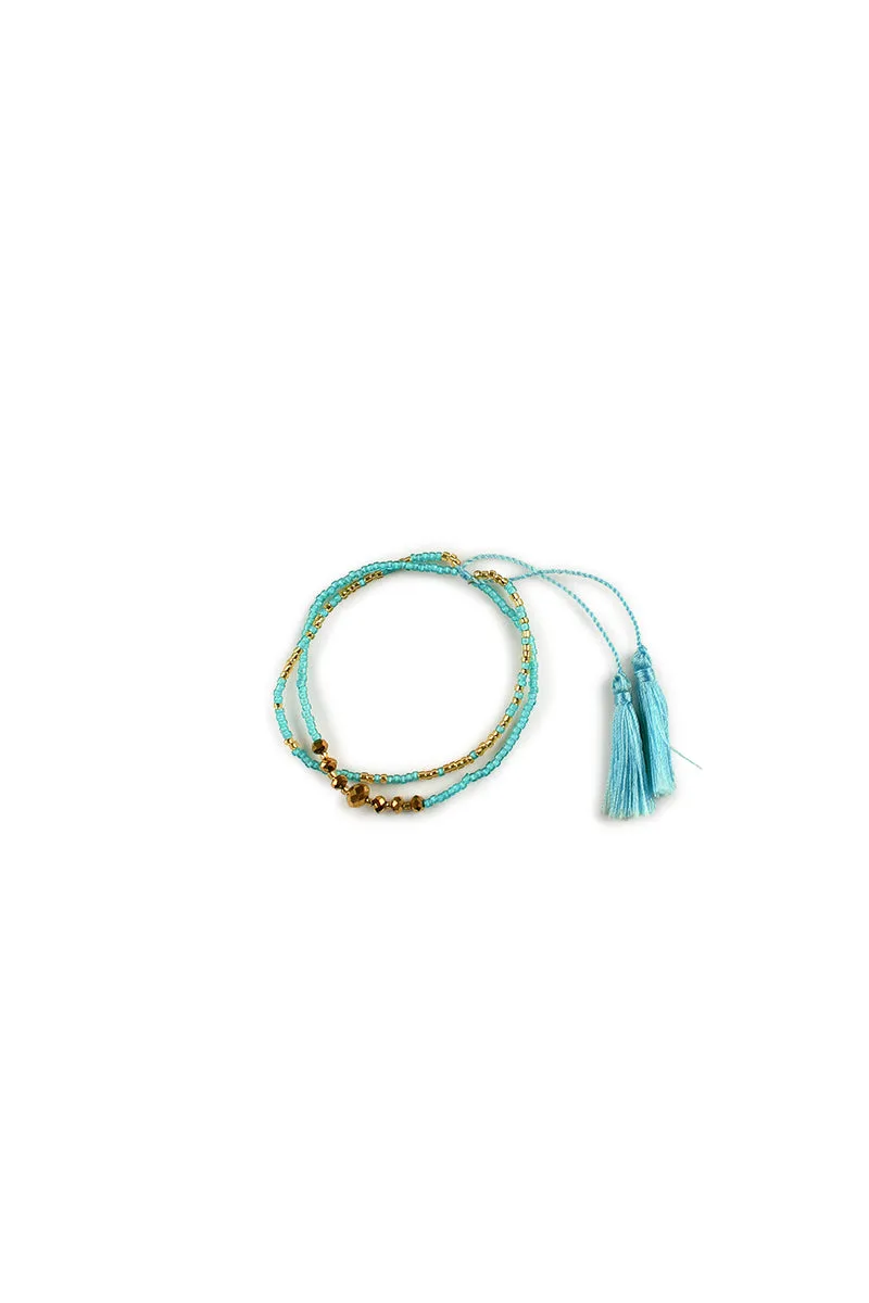 Beaded Tassel Bracelet