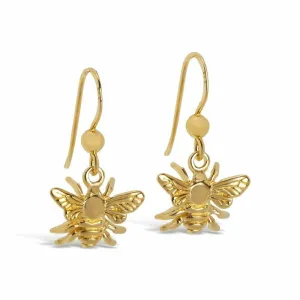 Bee Earrings | Gold