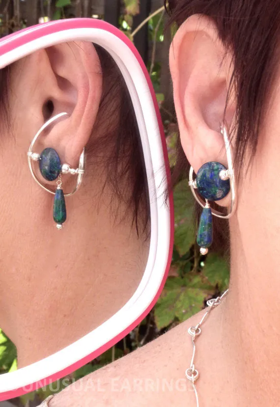 Berryessa - Azurite/Malachite in Sterling Silver