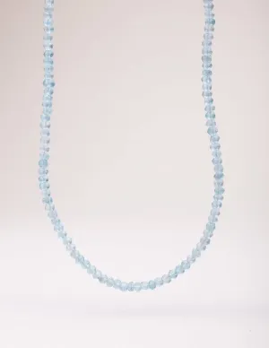 Blue Apatite Bead Necklace