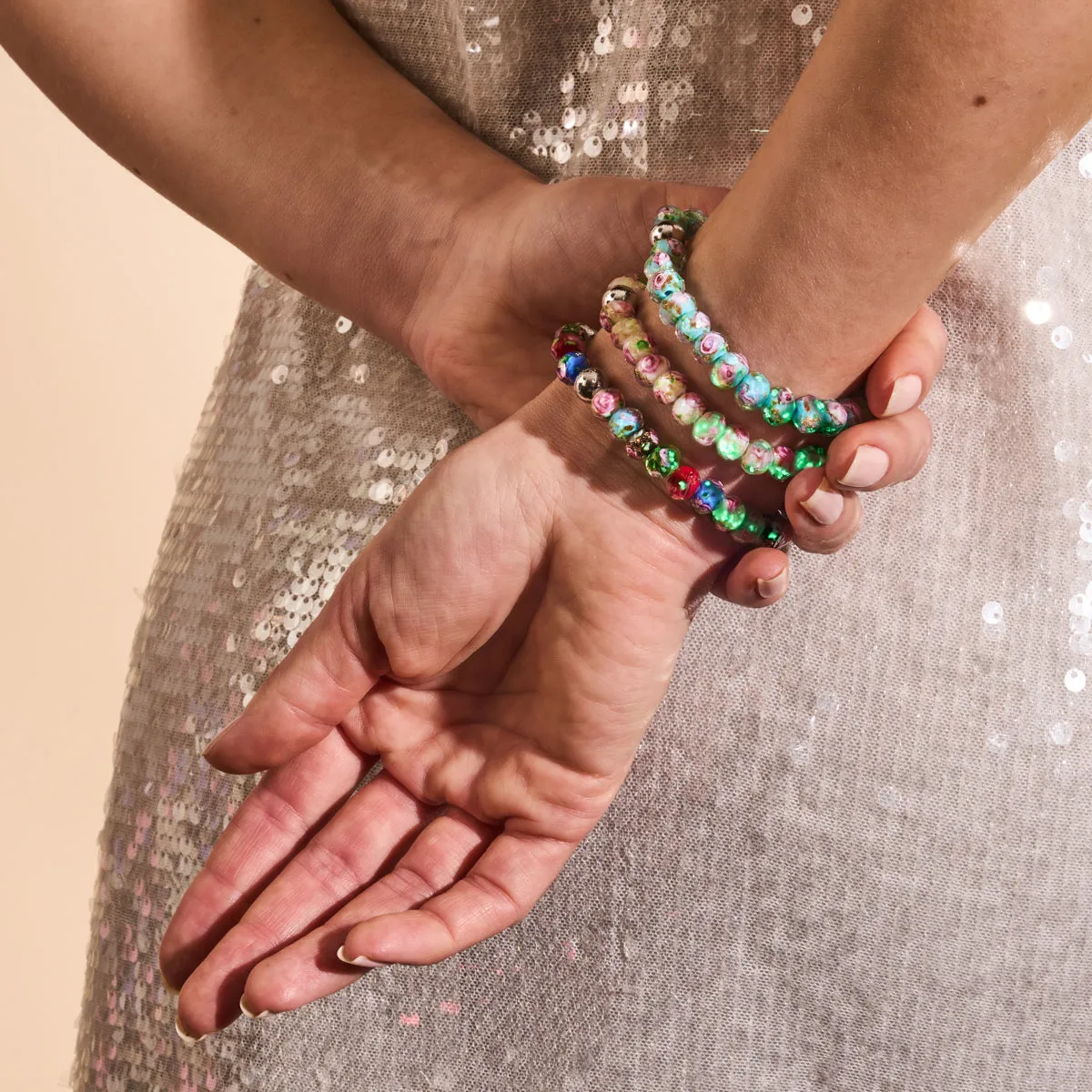 Bluebell | Firefly Glass Diamonds Bracelet