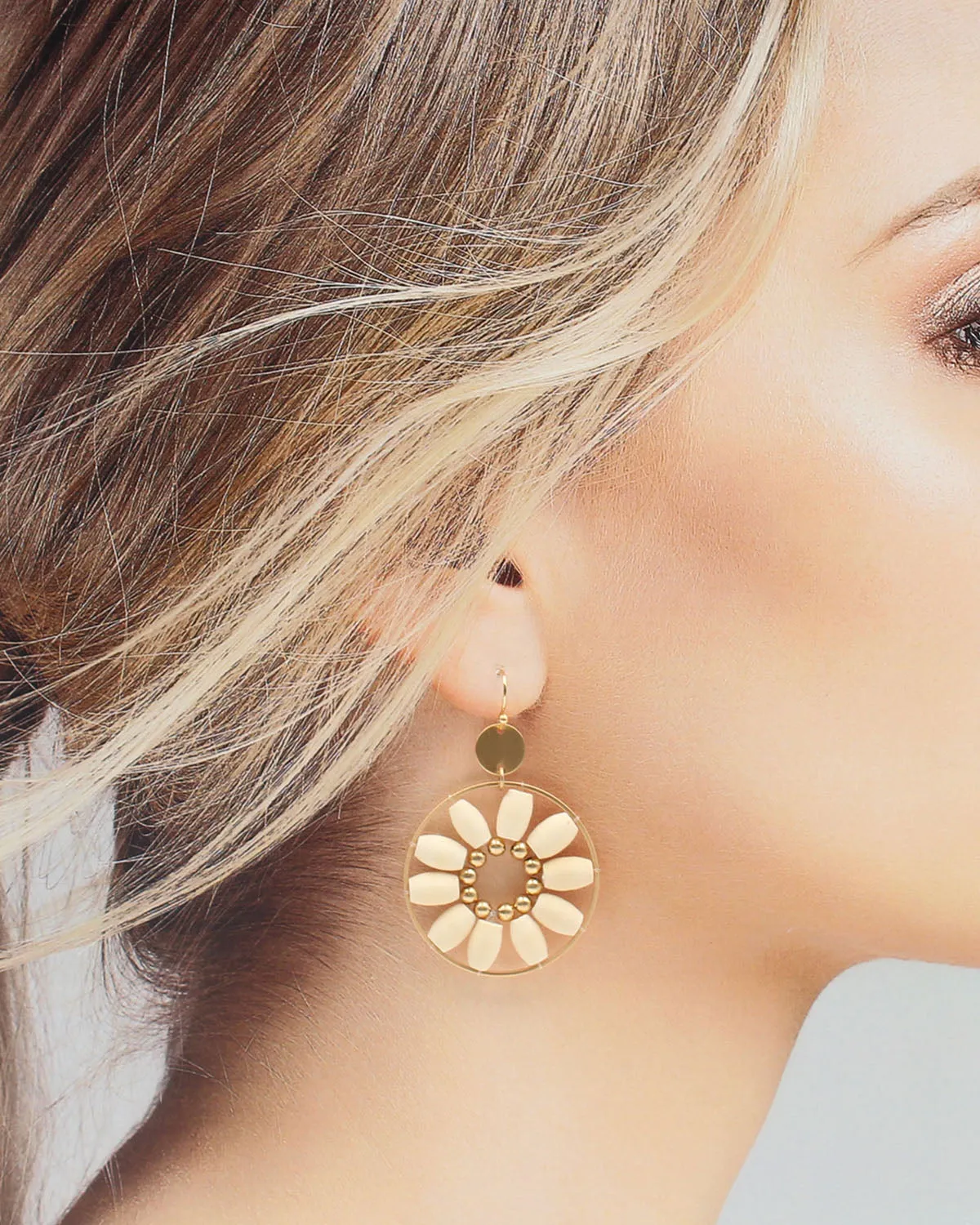 Boho Round Earrings