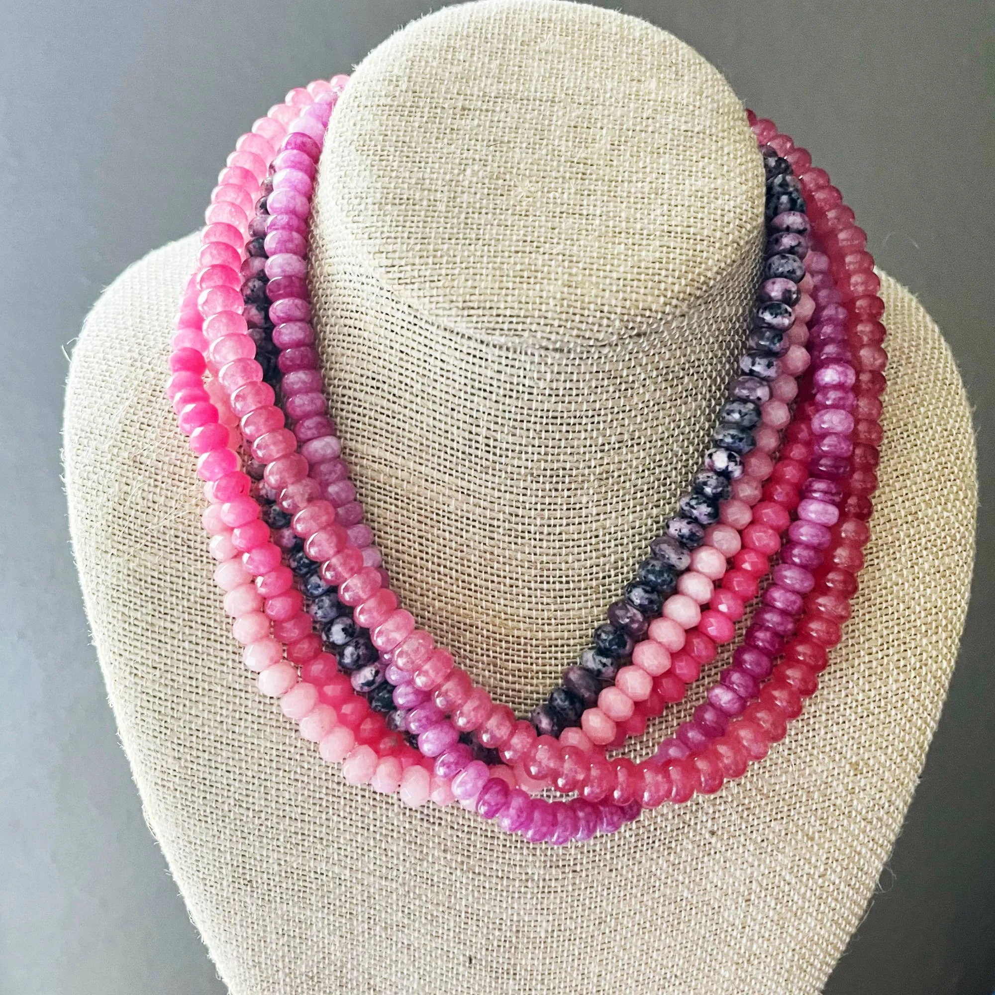 Candy Necklaces: Watermelon Pink