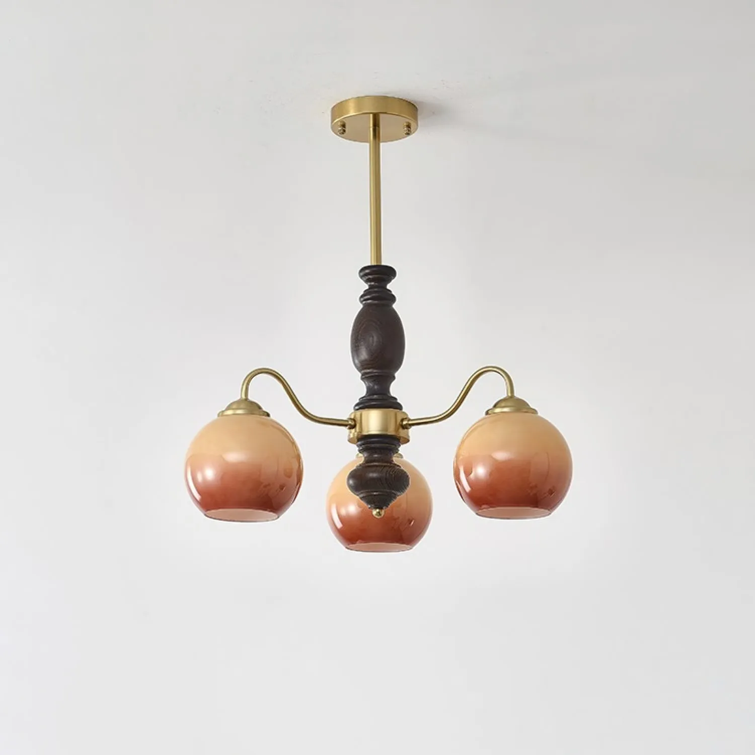 Caramel Orb Chandelier