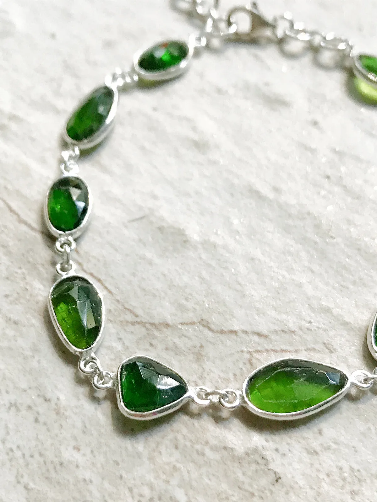 Chrome Diopside Bracelet