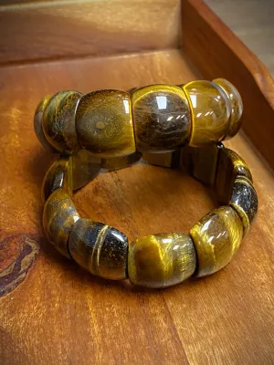 Chunky Tigers Eye Stretch Bracelet