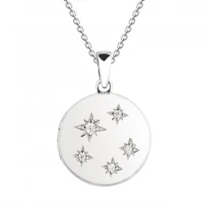 Circular Star Star set Zirconia Locket Pendant 9398CZ