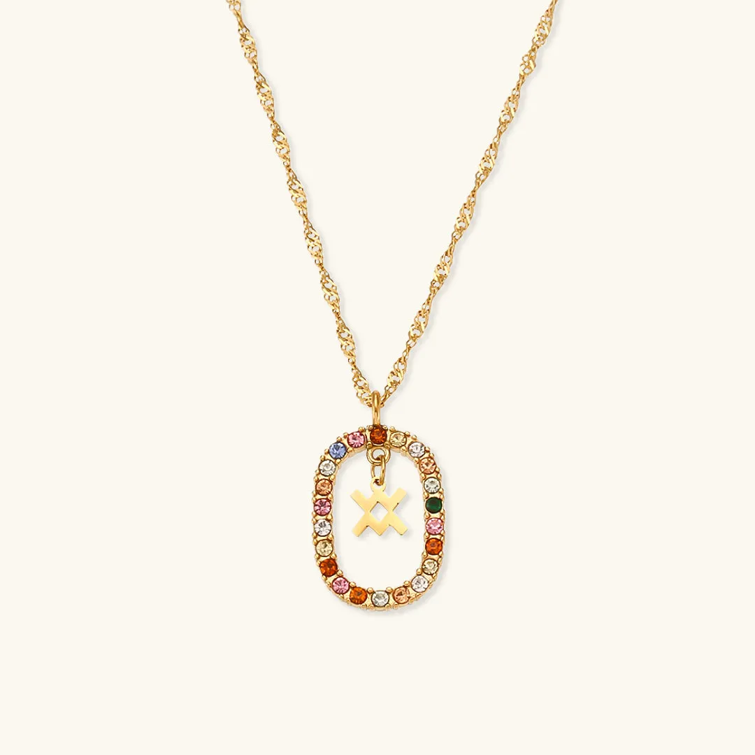 Colette Zodiac Gemstone Necklace