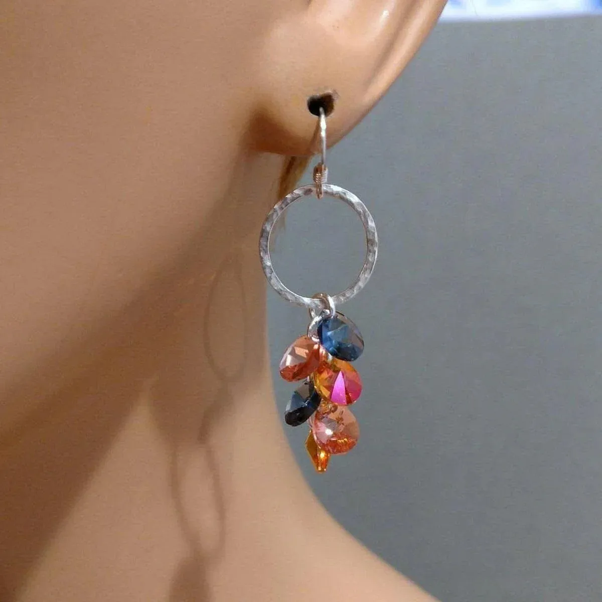 Crystal Drop Dangle Earrings