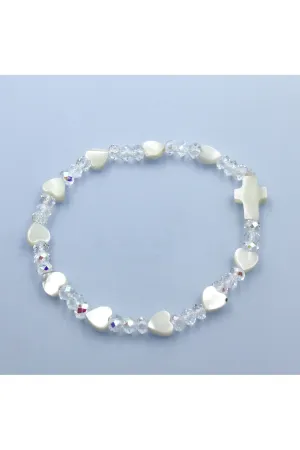 Crystal Heart Bracelet - HX63517CR