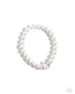 Cubed Charm - Purple Bracelet