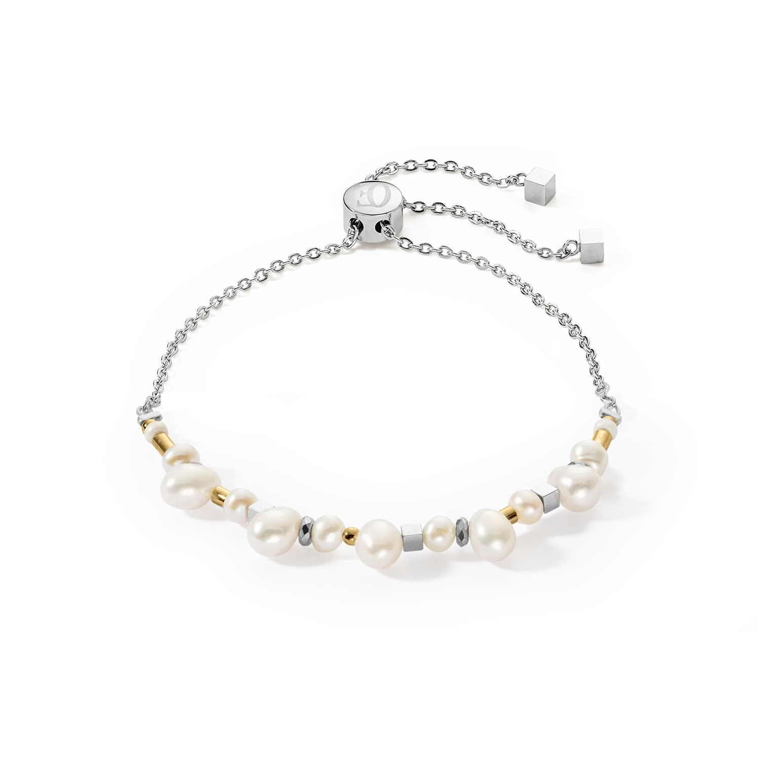 Dancing Freshwater Pearls Bracelet Bicolor