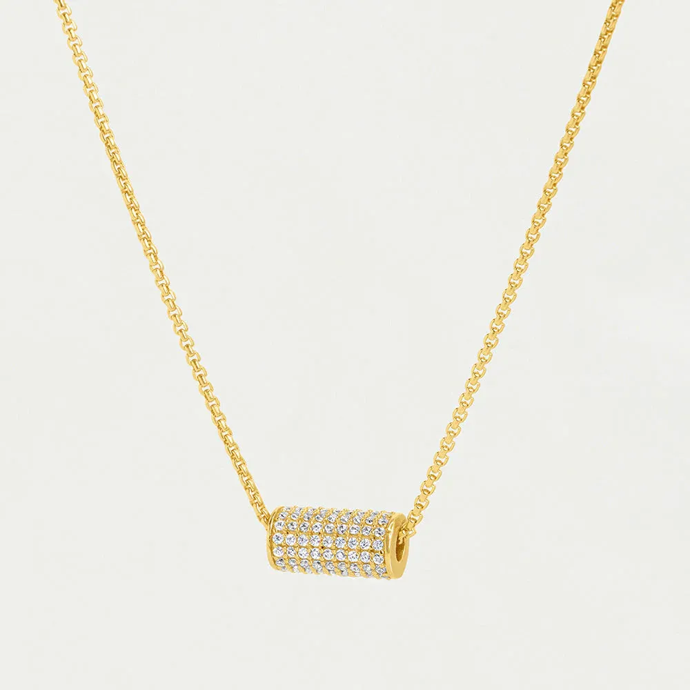 Dean Davidson Petit Pavé Mini Tube Necklace