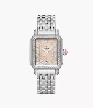 Deco Madison Stainless Steel Diamond Watch MWW06T000267