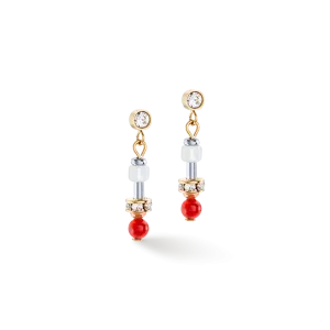 Earrings Princess Spheres Mix orange