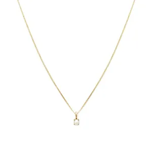 Element Necklace | 14k Gold & Pearl