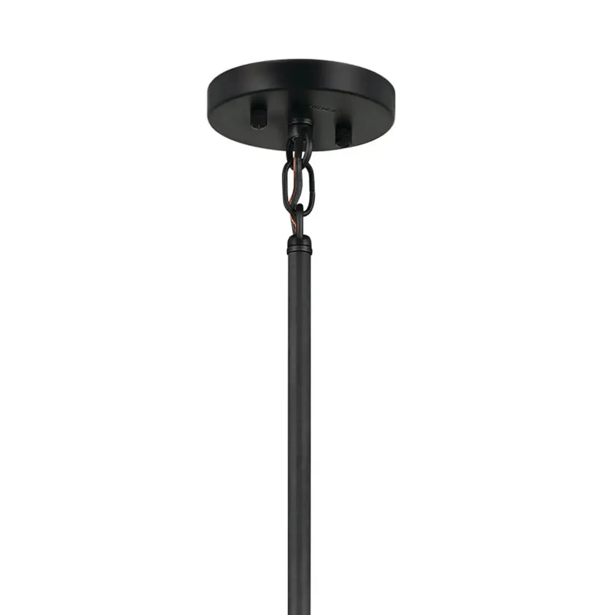 Erzo 48 in. 10 Lights Chandelier Black Finish