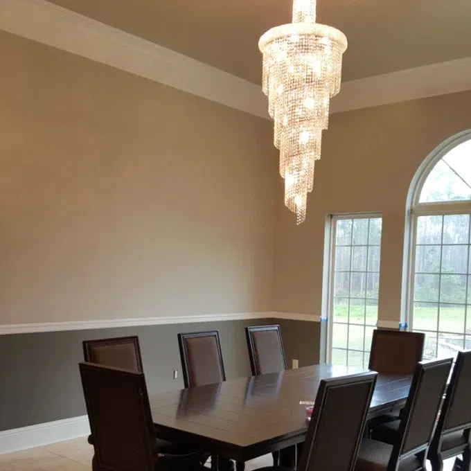 Extra Large Spiral Crystal Chandelier for Staircase/Foyer/Living room