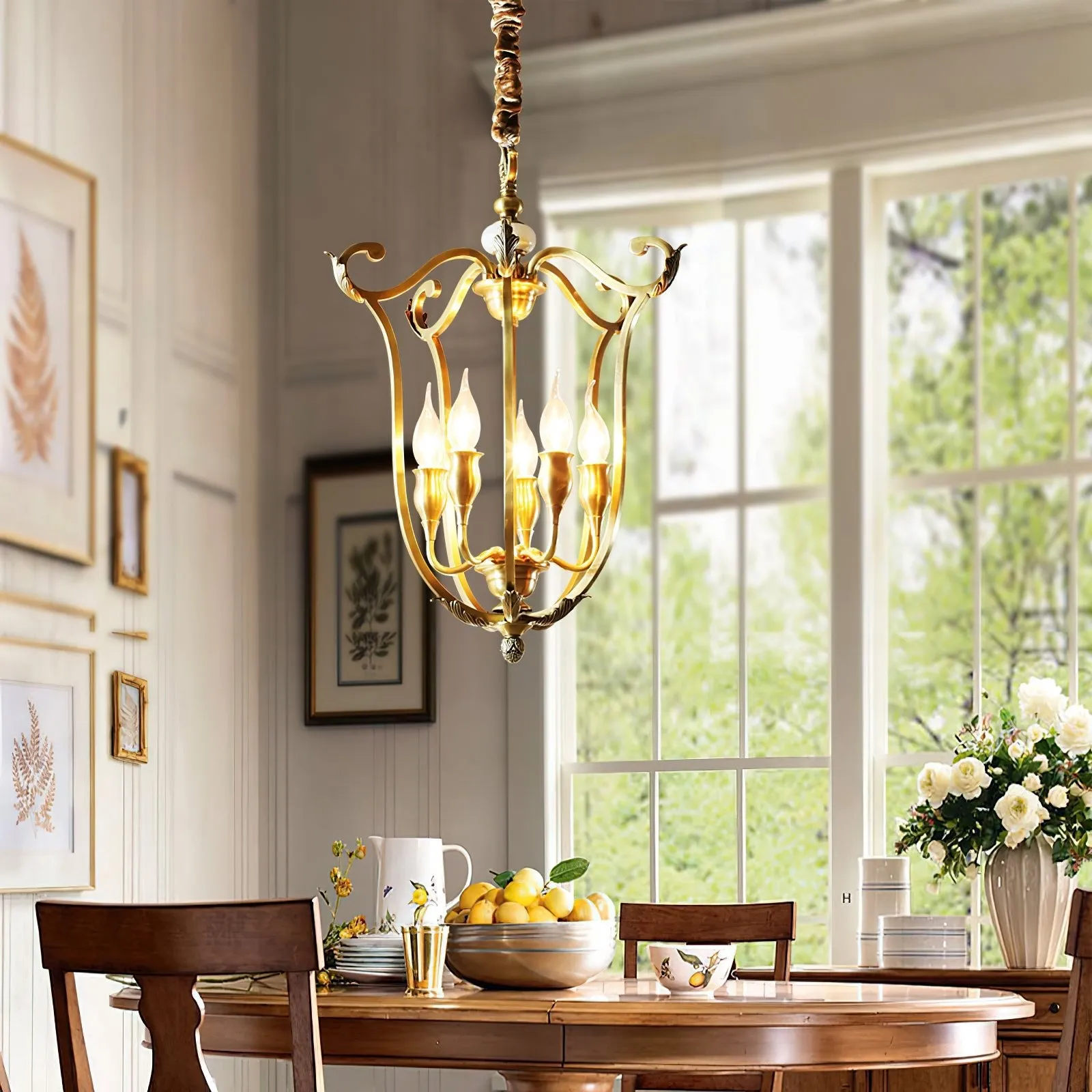 Farmhouse Lantern Chandelier