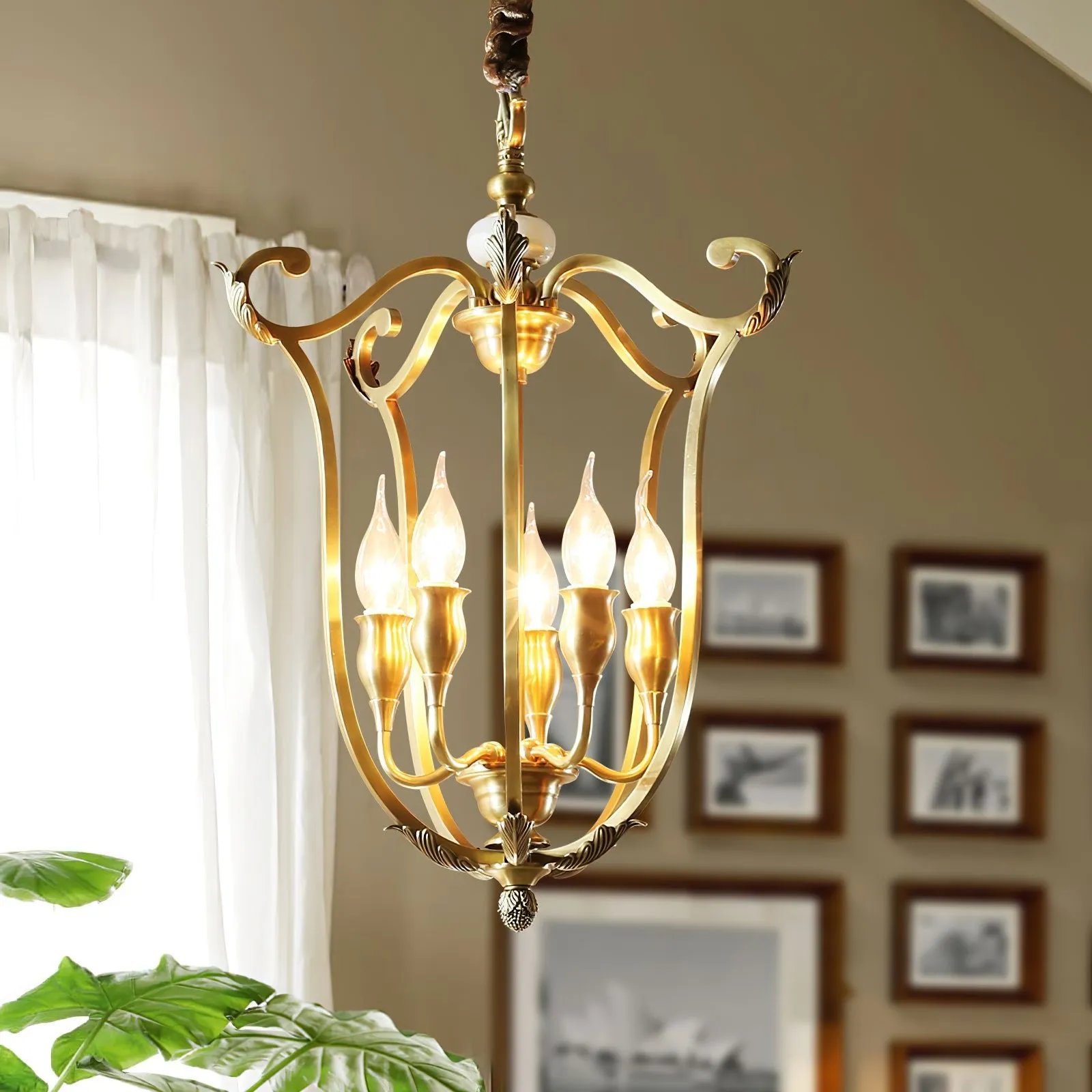 Farmhouse Lantern Chandelier