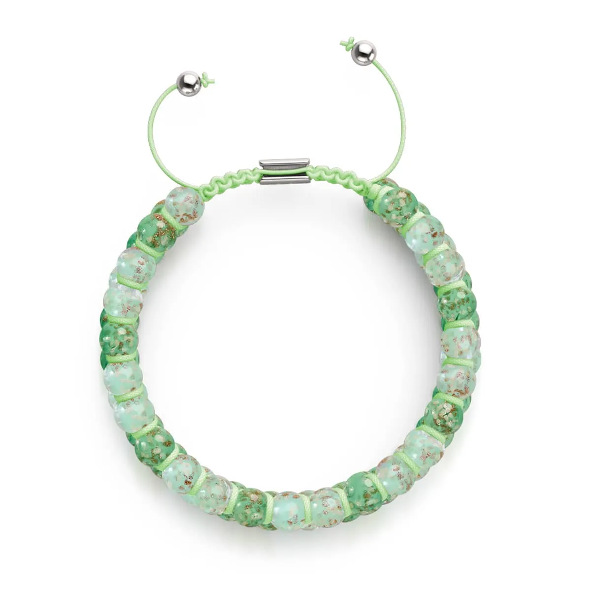 Firefly Meadow | Succulent x Kiwi | Double Firefly Glass Bracelet