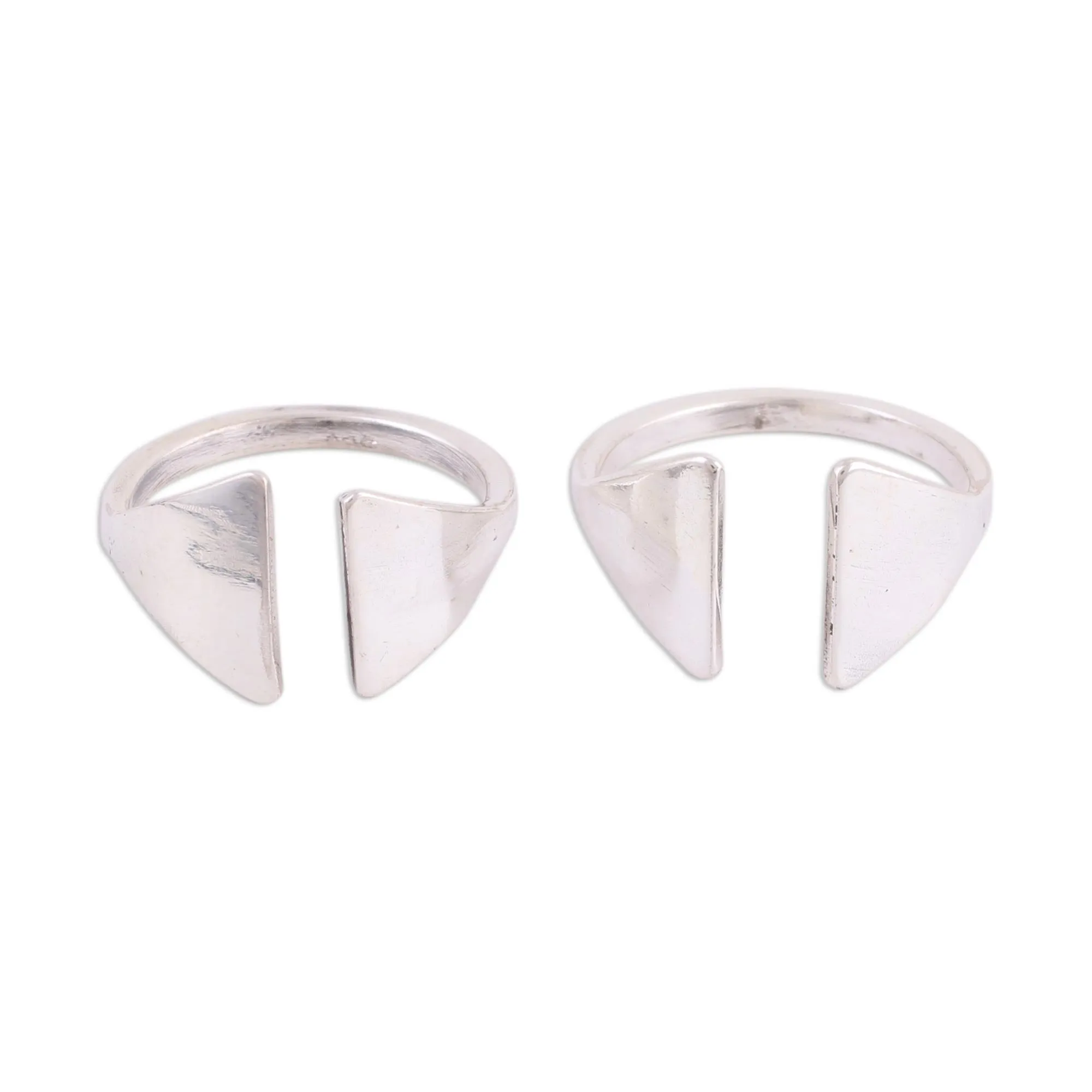 Gateway Contemporary Sterling Silver Toe Rings for Women (Pair)