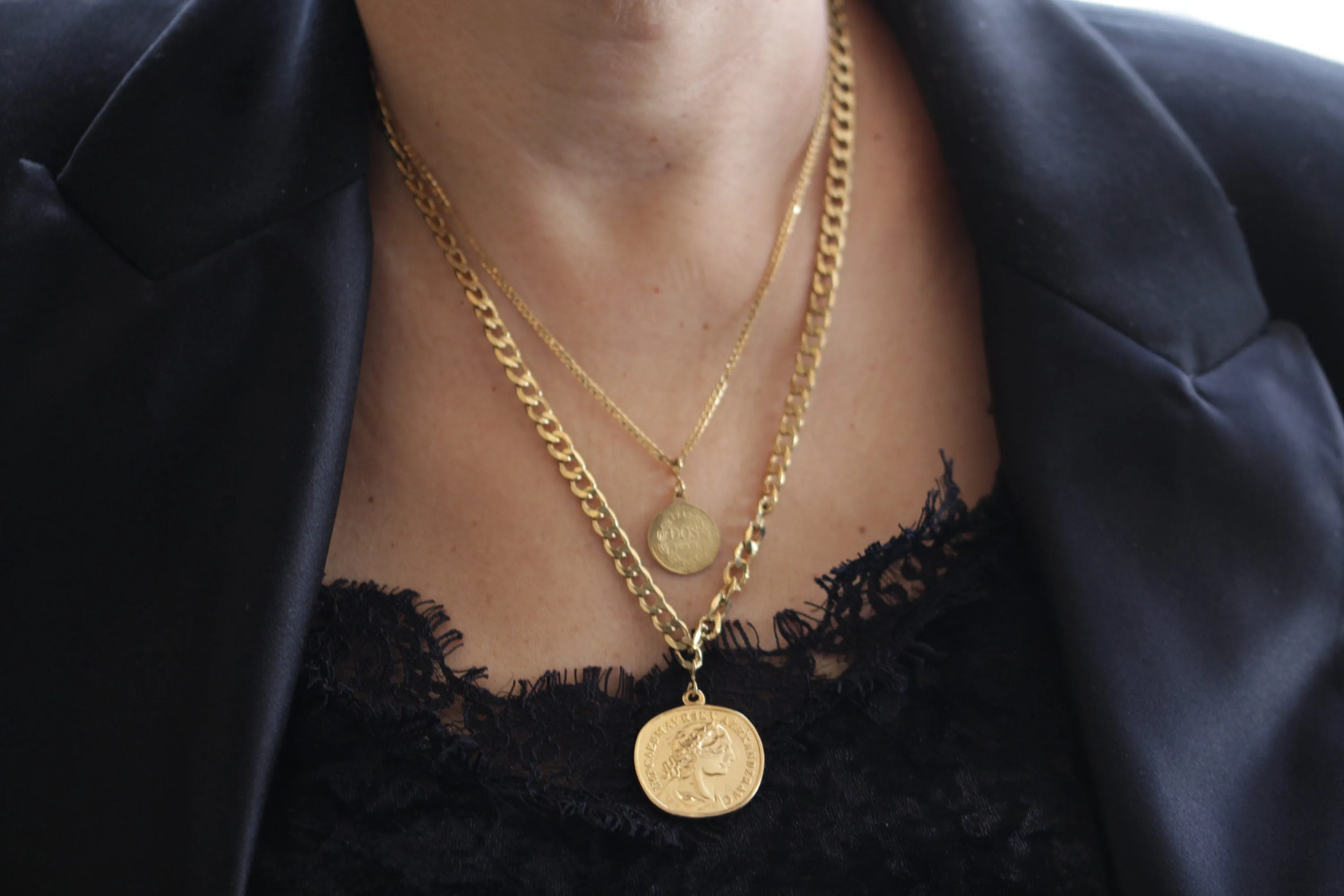 GOLD COIN NECKLACE