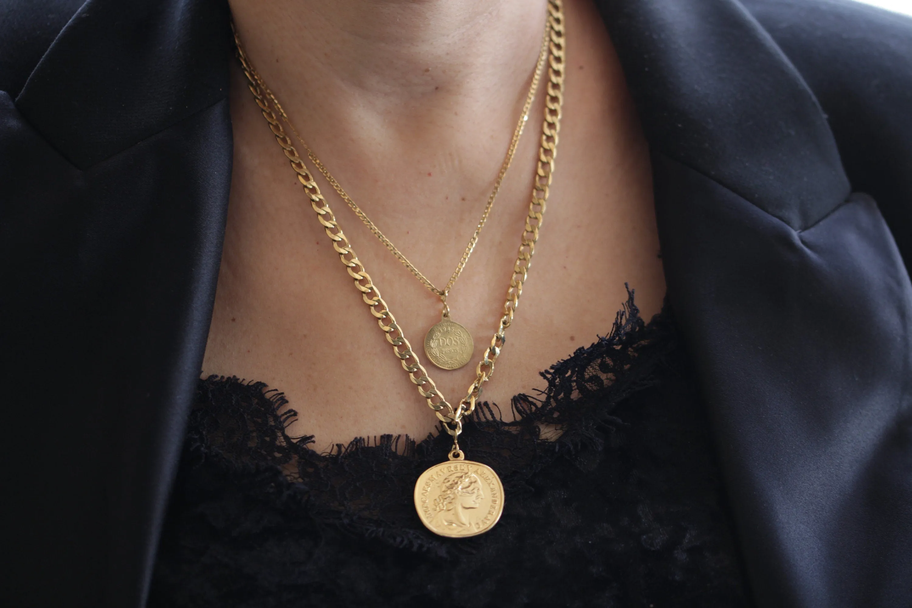 GOLD COIN NECKLACE