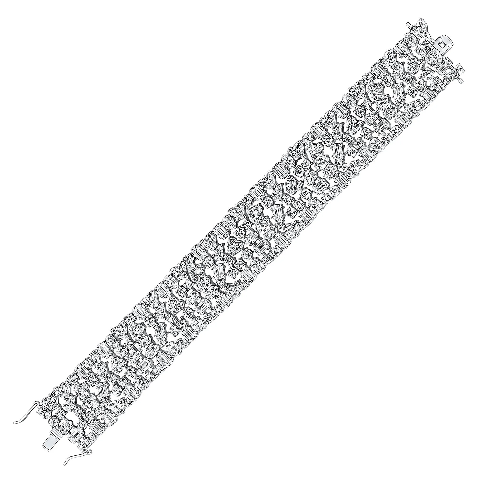 Justina Bracelet (Rhodium)