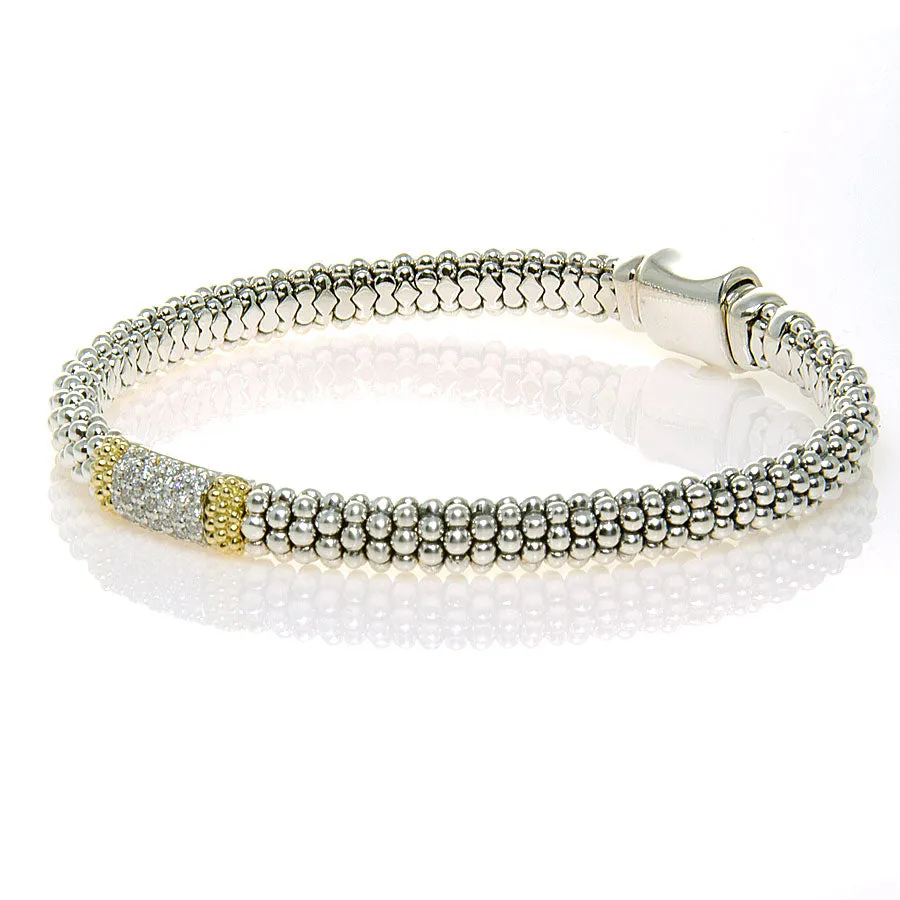 Lagos Diamond Lux Caviar Bracelet