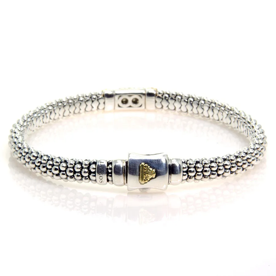 Lagos Diamond Lux Caviar Bracelet