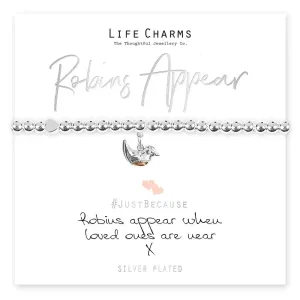 Life Charms Robins Appear Bracelet