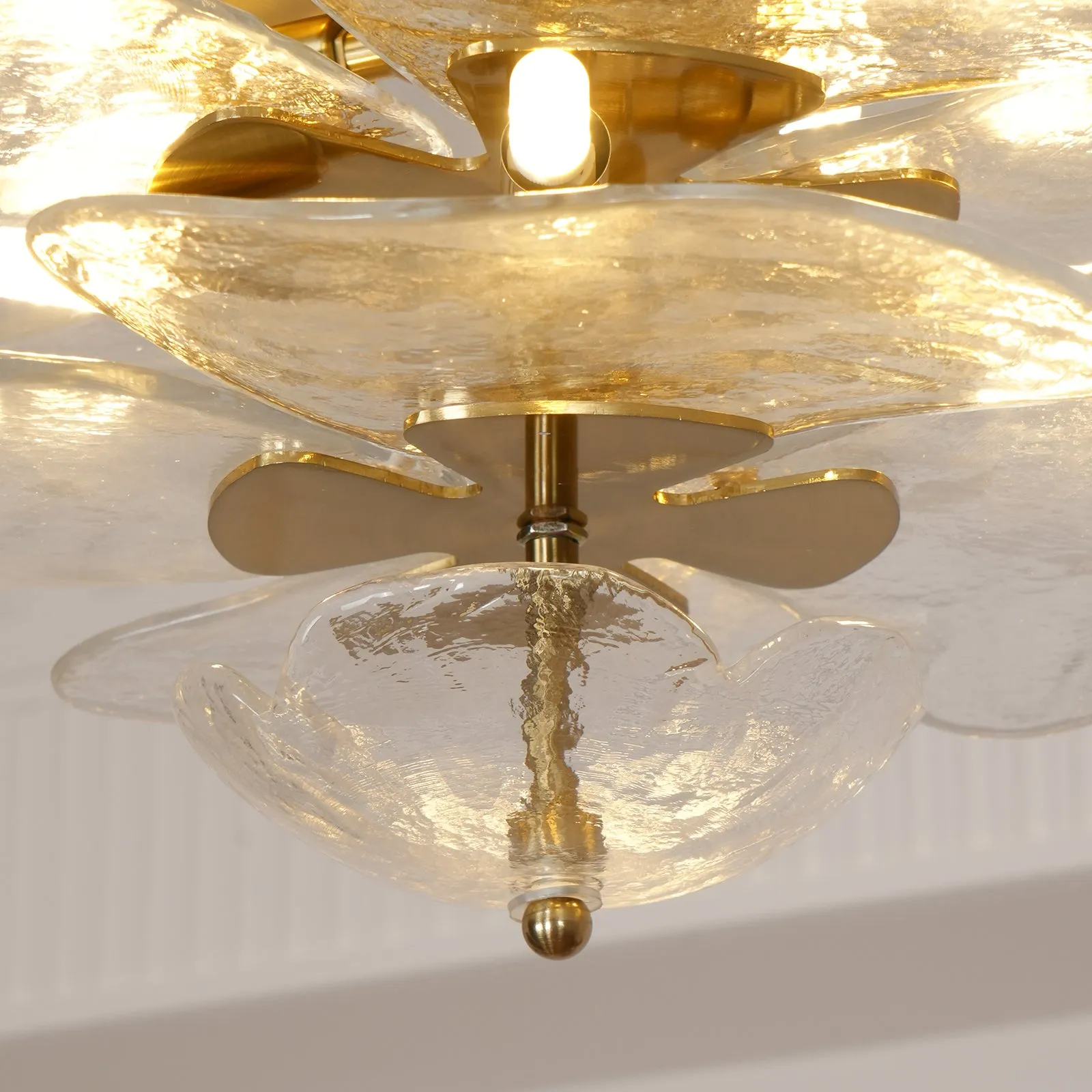 Lilypad Glass Chandelier