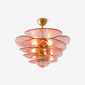 Lilypad Glass Chandelier