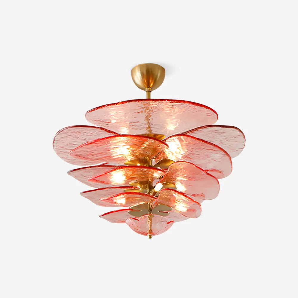 Lilypad Glass Chandelier