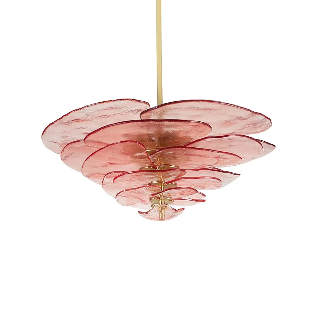 Lilypad Glass Chandelier