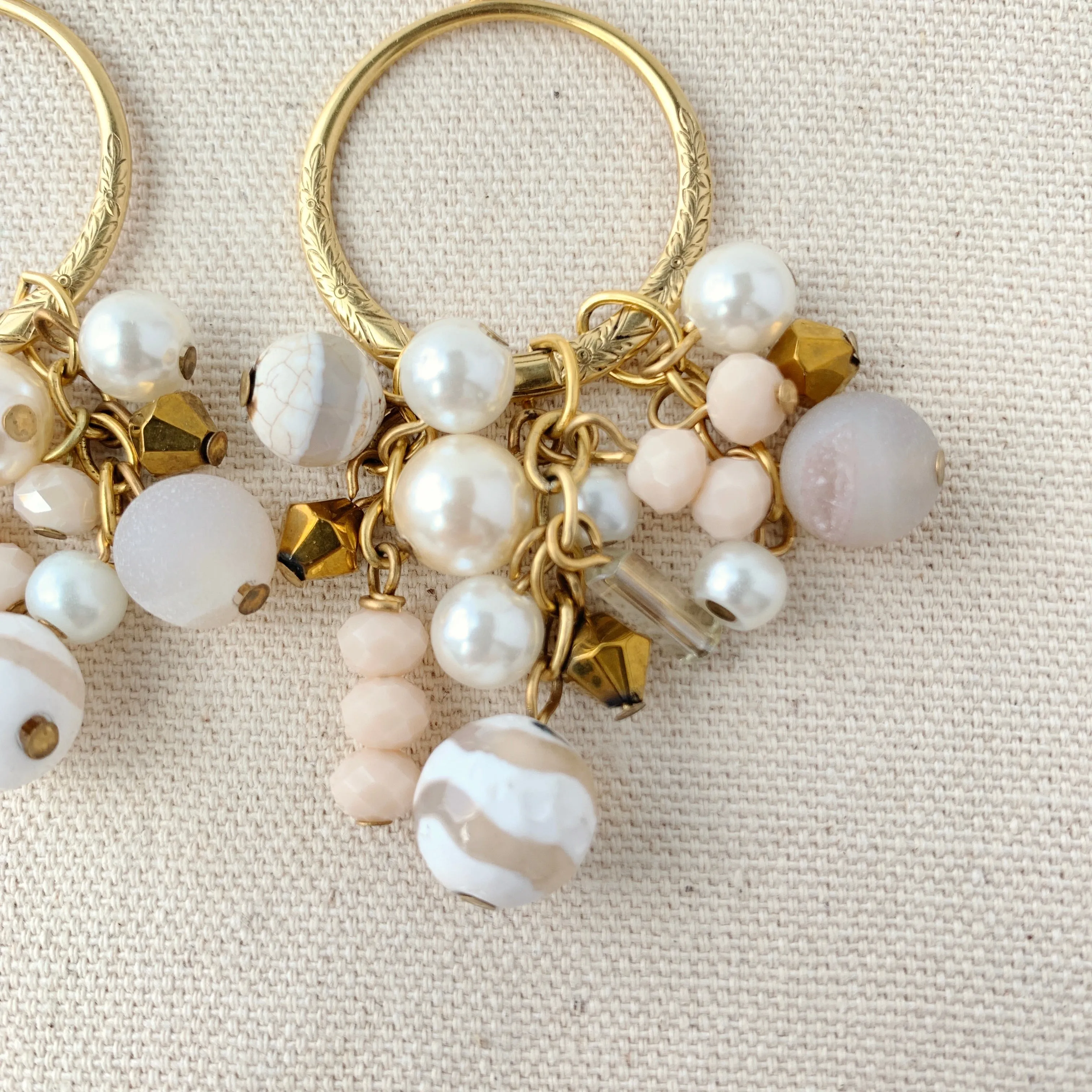 Magnolia Collection Whisper Beaded Chandelier Earrings